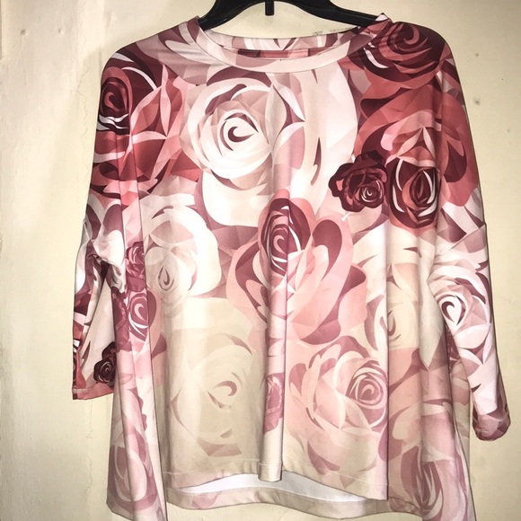 Puma floral activewear shirt - Picture 1 of 4